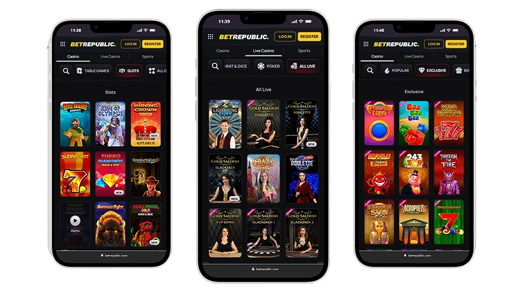 BetRepublic casino review section 2