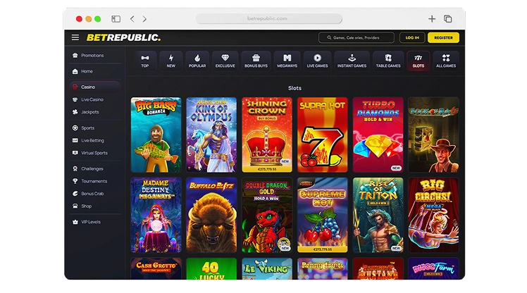 BetRepublic casino review section 5